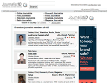 Tablet Screenshot of journalistid.com